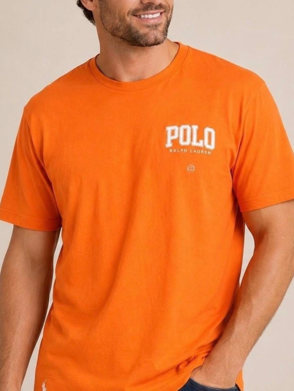 Polo Ralph Lauren T-Shirt Mens 4XL Orange New